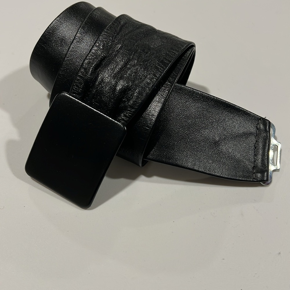 Astor‎ - vintage black leather belt